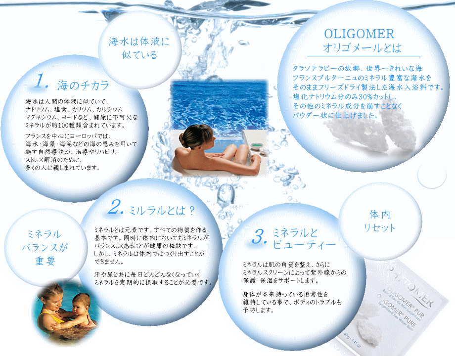 オリゴメールの特徴